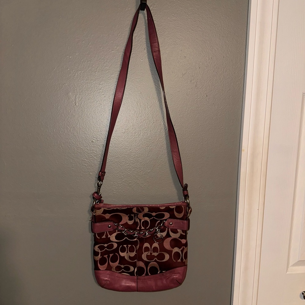 Vintage pink Coach bag